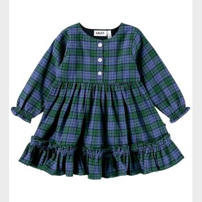 Molo Kjole - Cele - Blue Pine Check