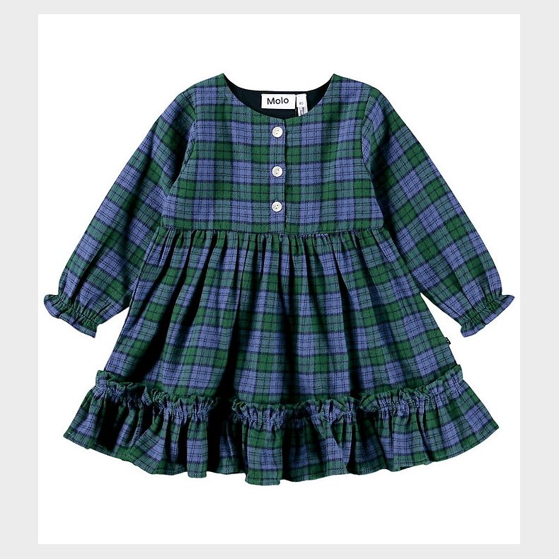 Molo Kjole - Cele - Blue Pine Check