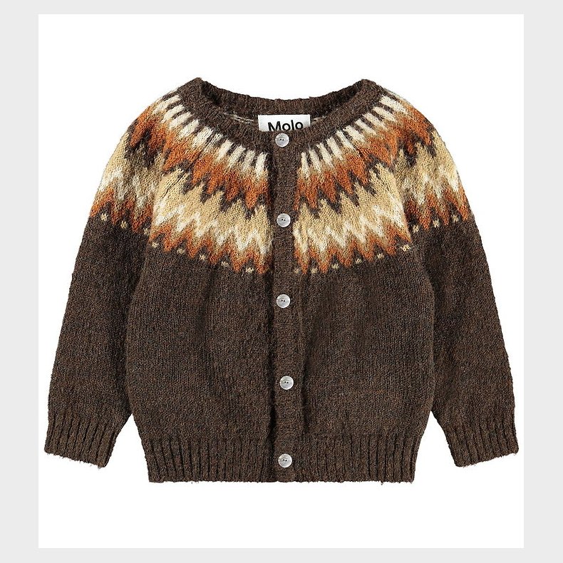 Molo Cardigan - Strik - Uld - Bay - Browns