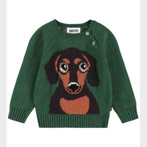 Molo Bluse - Strik - Uld/Bomuld - Dachs Puppy