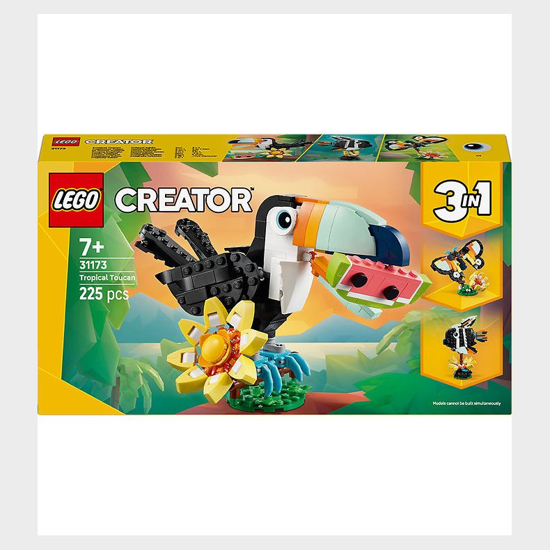 LEGO® Creator - Tropisk Tukan 31173 - 3-i-1 - 225 Dele