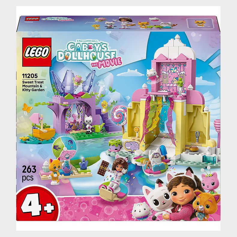 LEGO® Gabby's Dollhouse - Gane-Guf-Bjerget Og Kattehaven 11205 -