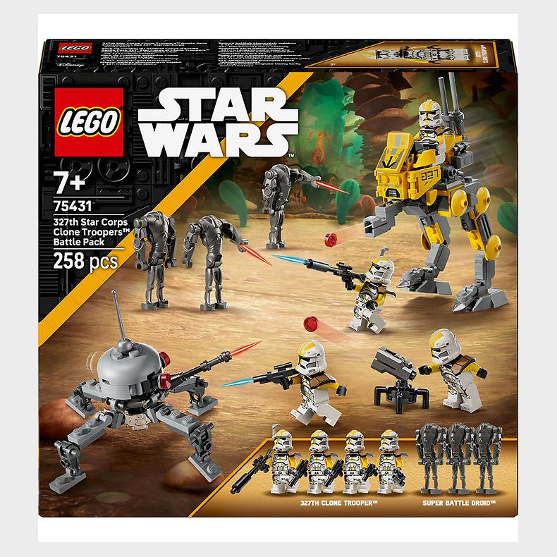 LEGO® Star Wars - Battle Pack Med Klonsoldater 75431 - 258 Dele