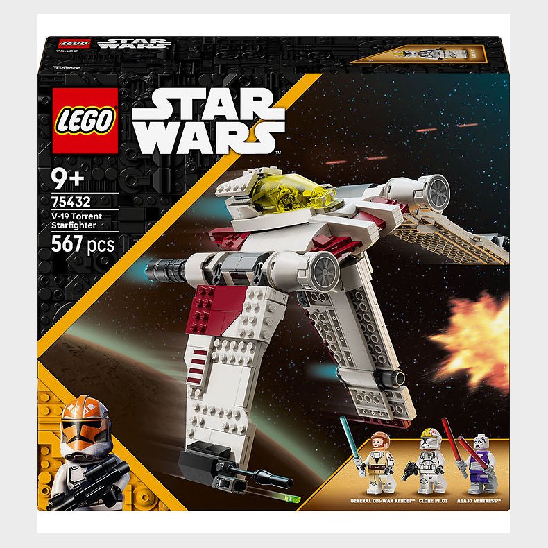 LEGO® Star Wars - V-19 Torrent Stjernejager 75432 - 567 Dele