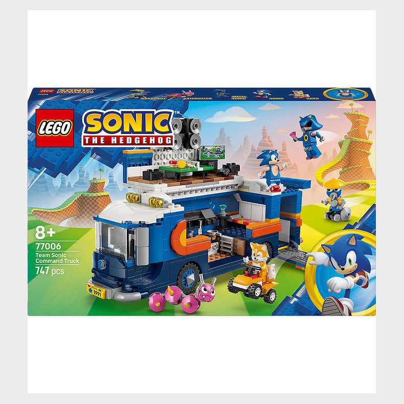 LEGO® Sonic The Hedgehog - Team Sonics Kommandovogn 77006 - 747