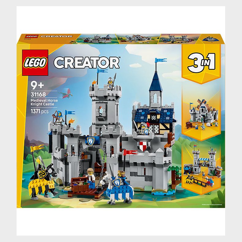 LEGO® Creator - Hesteriddernes Middelalderborg 31168 - 3-i-1 - 1