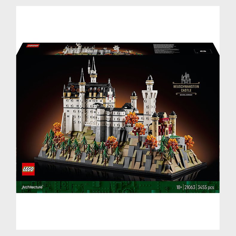 LEGO Architecture - Neuschwanstein Slot 21063 - 3455 Dele