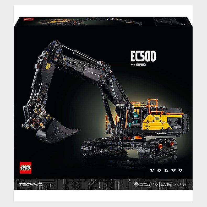 LEGO® Technic - Volvo EC500 Hydbrid Gravemaskine 42215 - 2359 De