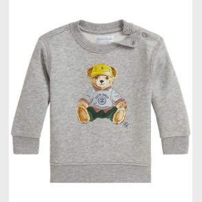 Polo Ralph Lauren Sweatshirt - Madison - Gr�meleret m. Bamse