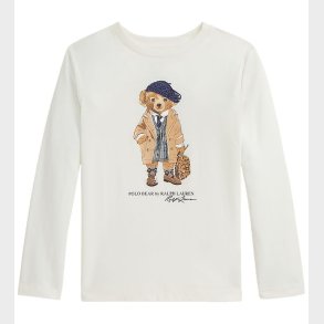 Polo Ralph Lauren Bluse - Madison - Hvid m. Print