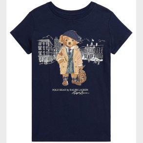 Polo Ralph Lauren T-shirt - Madison - Navy m. Print