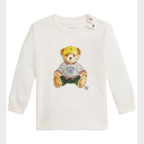 Polo Ralph Lauren Bluse - Madison - Hvid m. Bamse