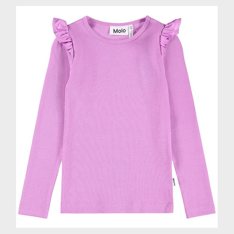 Molo Bluse - Rib - Rasmine - Purple Ray