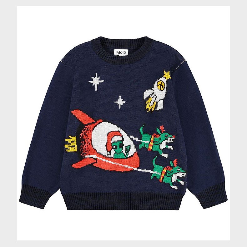 Molo Bluse - Strik - Bello - Merry Space-mas