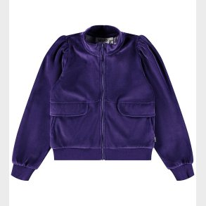 Molo Cardigan - Velour - Malika - Space Purple