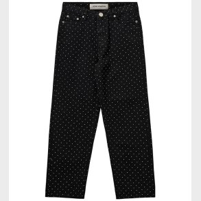 Sofie Schnoor Jeans - Denim - Sort m. Prikker