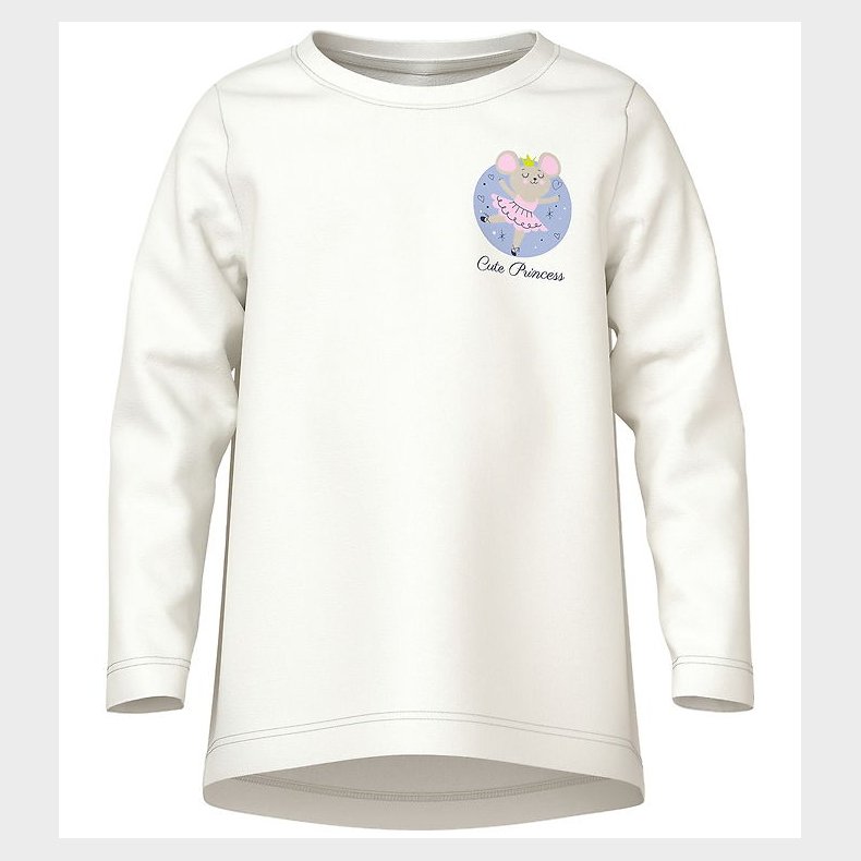 Name It Bluse - NmfViolet - Cloud Dancer