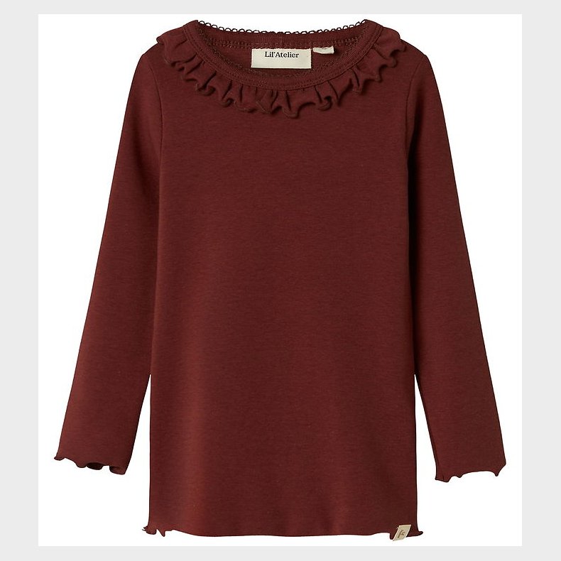 Lil' Atelier Bluse - NmfGayo - Hot Chocolate