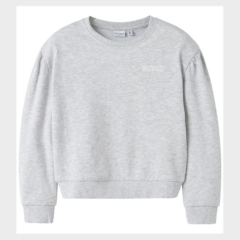 Name It Sweatshirt - NkfVima - Light Grey Melange/Squad Light