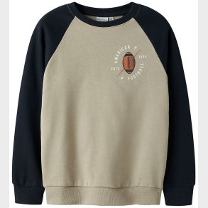 Name It Sweatshirt - NkmVildar - Island Fossil/American Football