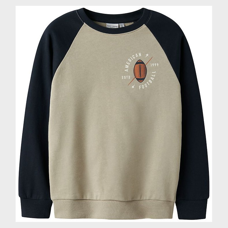 Name It Sweatshirt - NkmVildar - Island Fossil/American Football