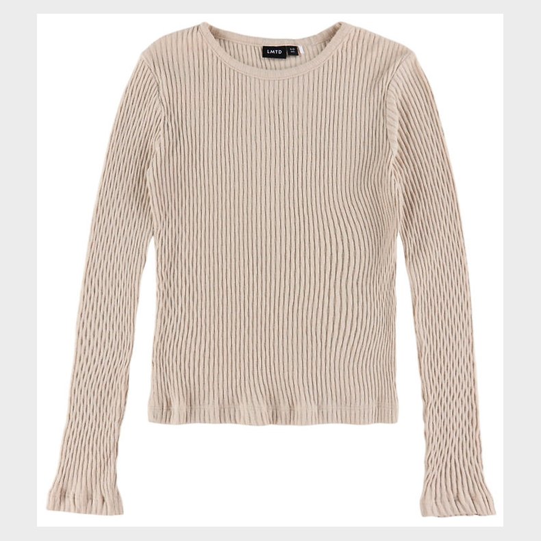 LMTD Bluse - Rib - NlfNinusa - Oatmeal