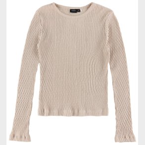 LMTD Bluse - Rib - NlfNinusa - Oatmeal
