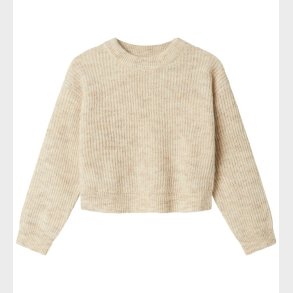 Name It Bluse - Strik - NkfHolly - Boxy - Pure Cashmere