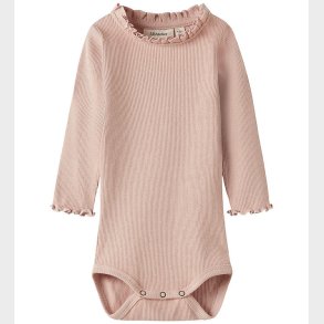 Lil Atelier Body l/ - Slim - NbfNora - Cameo Rose