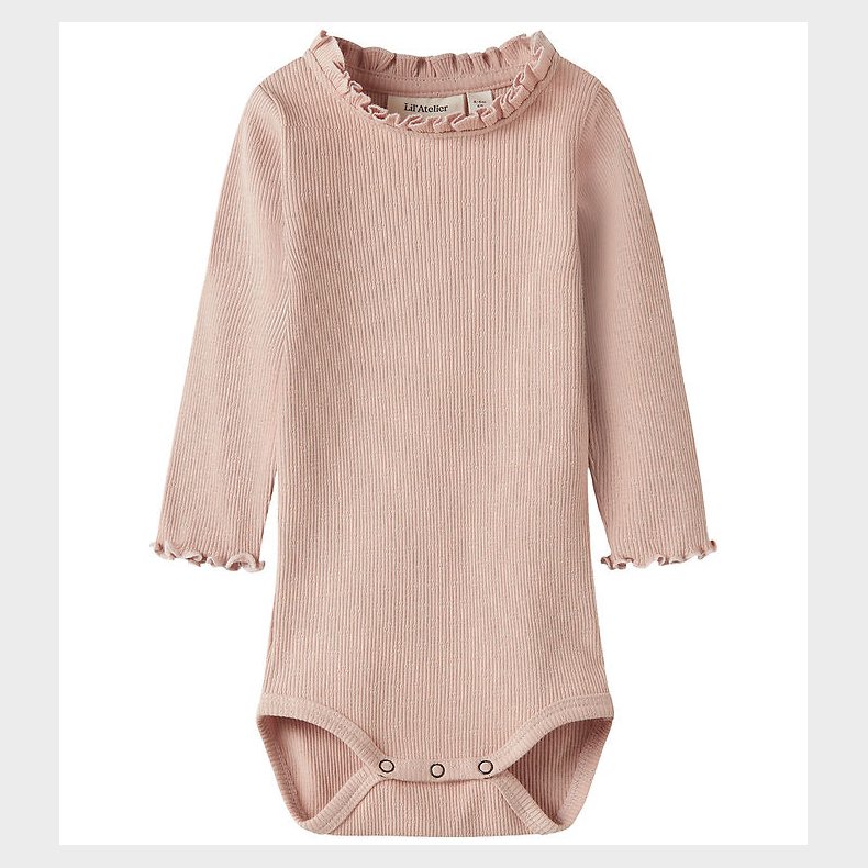 Lil Atelier Body l/ - Slim - NbfNora - Cameo Rose