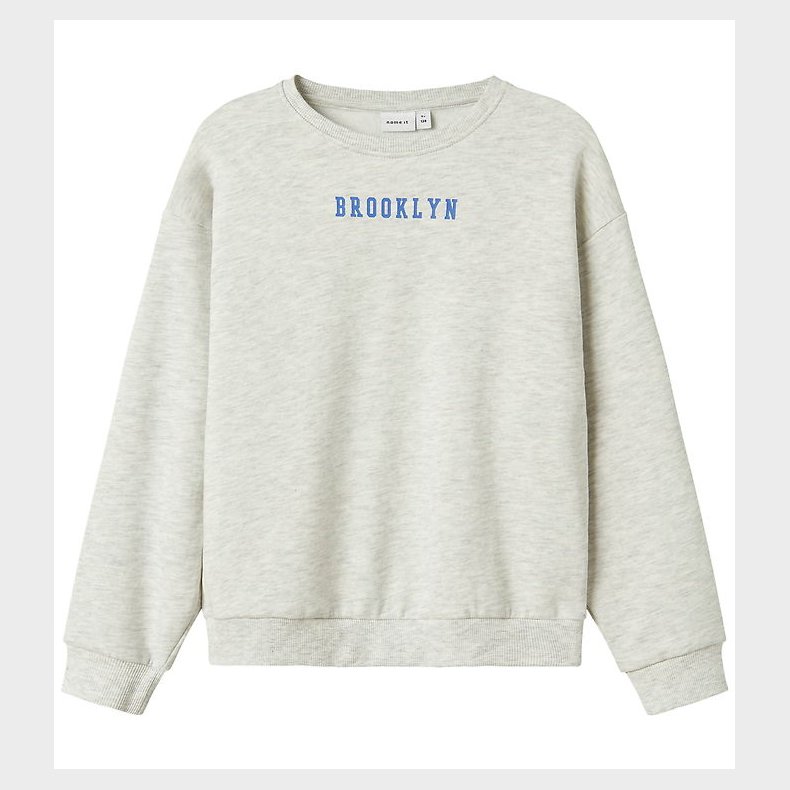 Name It Sweatshirt - NkfNevea - Light Grey Melange