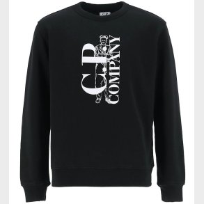 C.P. Company Sweatshirt - Sort m. Hvid