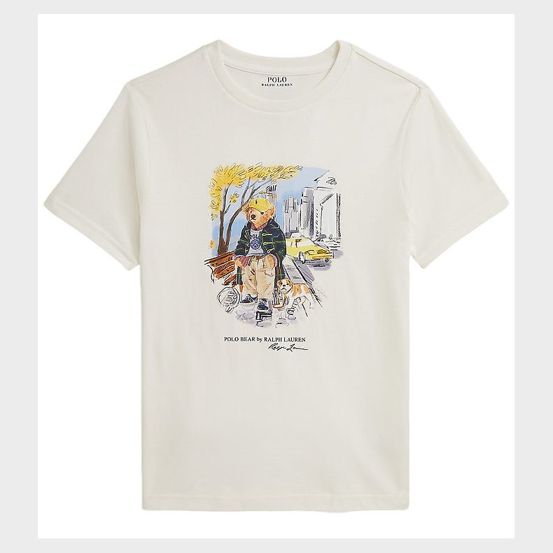 Polo Ralph Lauren T-shirt - Off White m. Bamse