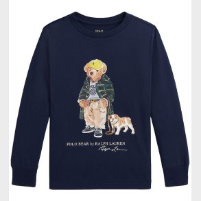 Polo Ralph Lauren Bluse - Navy m. Bamse