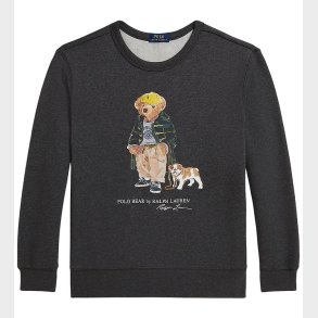 Polo Ralph Lauren Sweatshirt - Gr�meleret m. Bamse