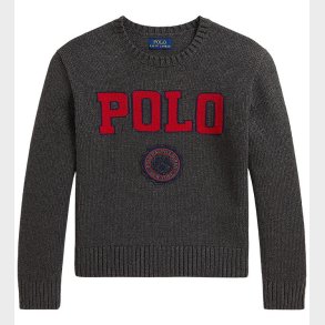 Polo Ralph Lauren Bluse - Strik - Grmeleret m. Rd