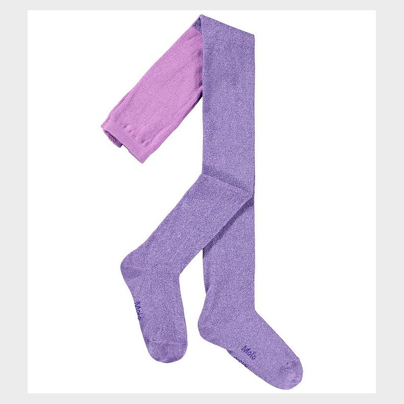 Molo Str�mpebukser - Glitter Tights - Purple Ray