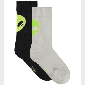 Molo Str�mper - 2-pak - Norman - Alien Socks