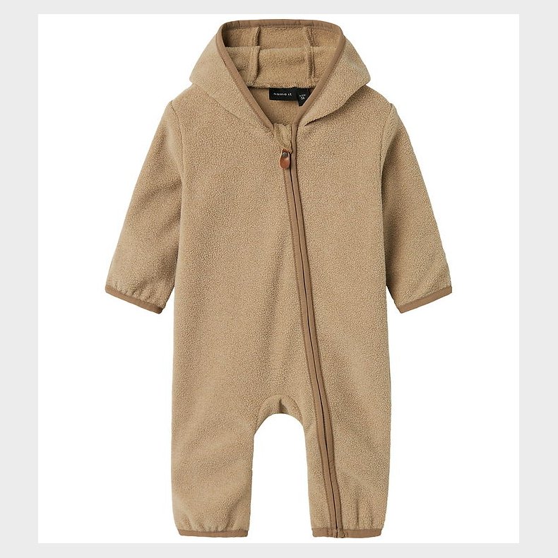 Name It Fleecedragt - NbnMeeko - Timber Wolf