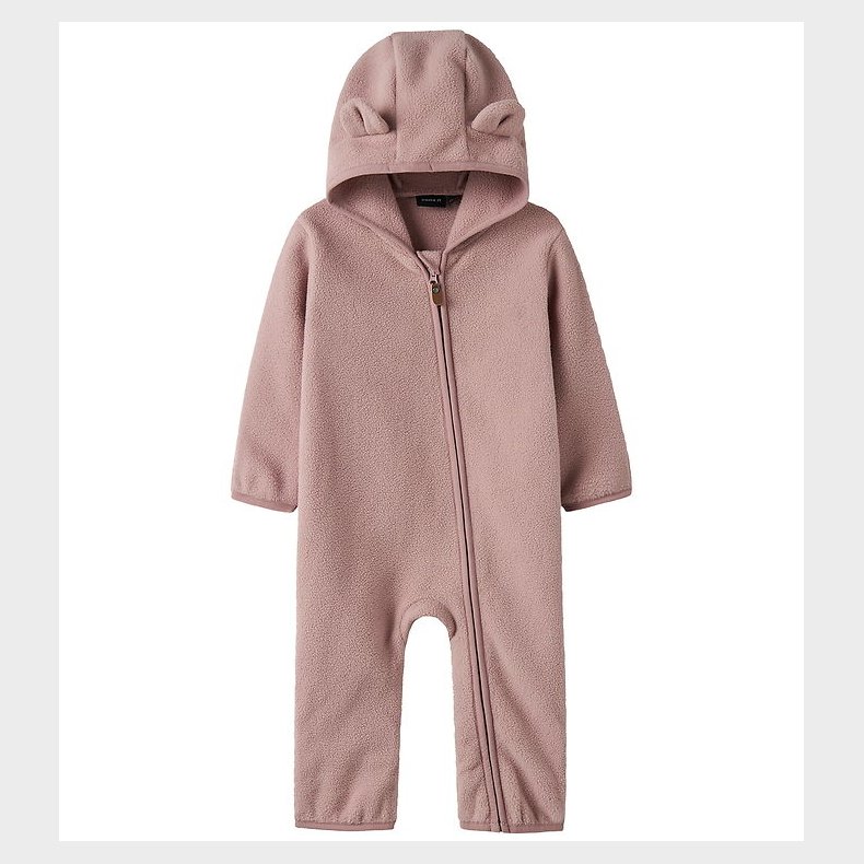 Name It Fleecedragt - NbnMeeko - Woodrose