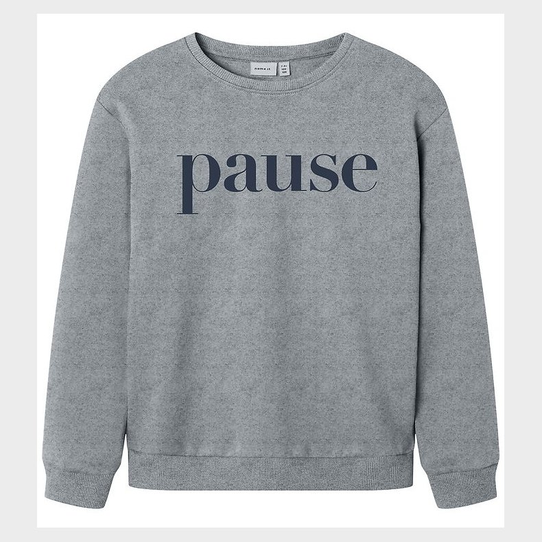 Name It Sweatshirt - NkmNello - Grey Melange