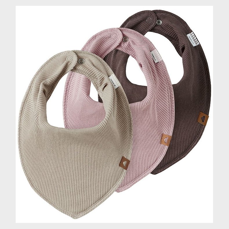 Name It Savlesmkke - 3-pak - Rib - NbfYvette - Burnished Lilac/