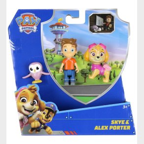 Paw Patrol Legetjsfigurer - Skye & Alex Porter