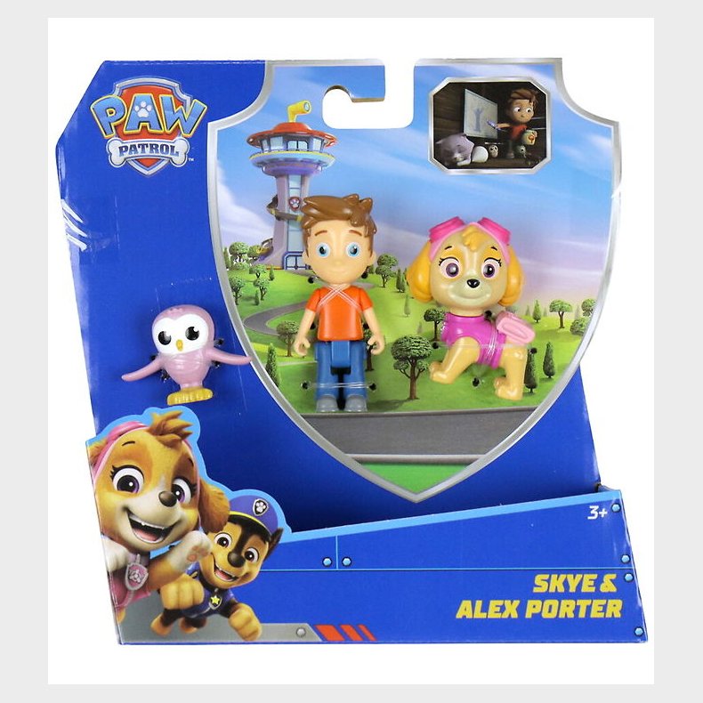 Paw Patrol Legetjsfigurer - Skye & Alex Porter