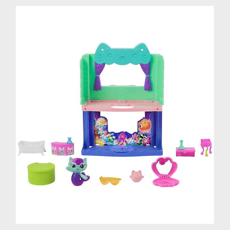 Gabby's Dollhouse S�t - 10 Dele - MarCat's Spa-Wesome Bathroom