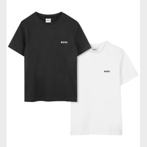 BOSS T-shirt - 2-pak - Sort/Hvid