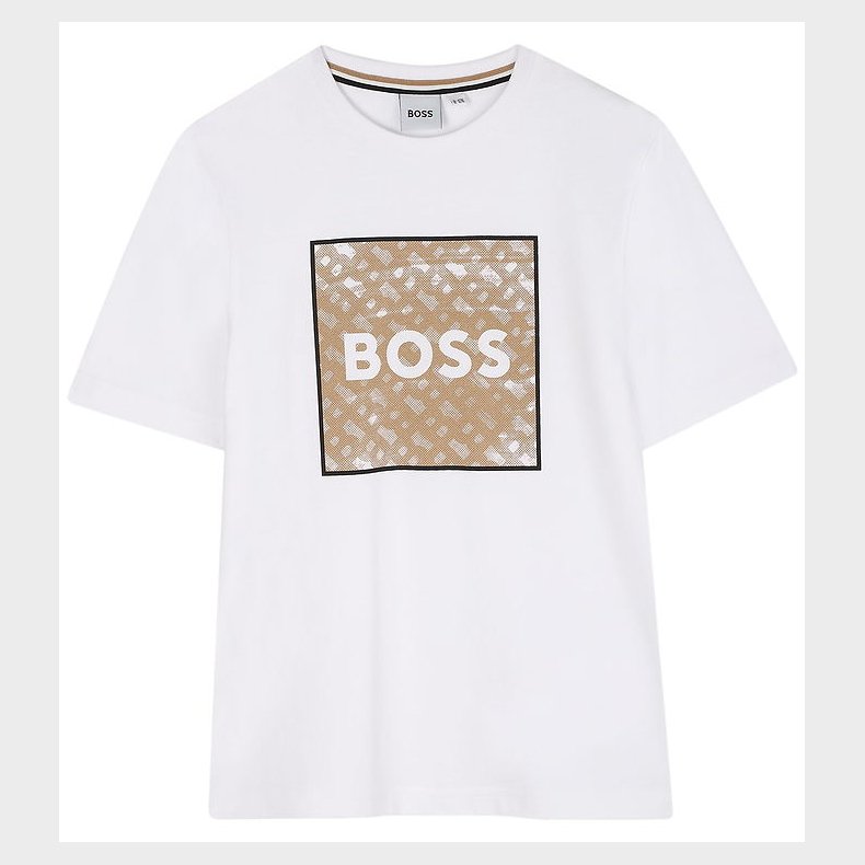 BOSS T-Shirt - Hvid m. Print