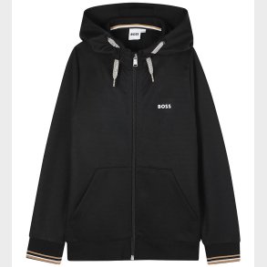 BOSS Cardigan m. Htte - Sort