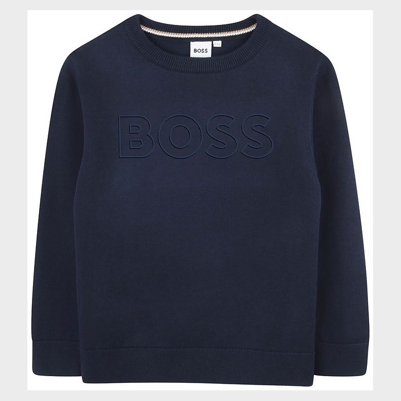 BOSS Bluse - Strik - Navy