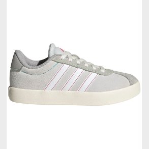 adidas Performance Sko - VL COURT 3.0 K - DSHGRY/FTWWHT/LIMBUR